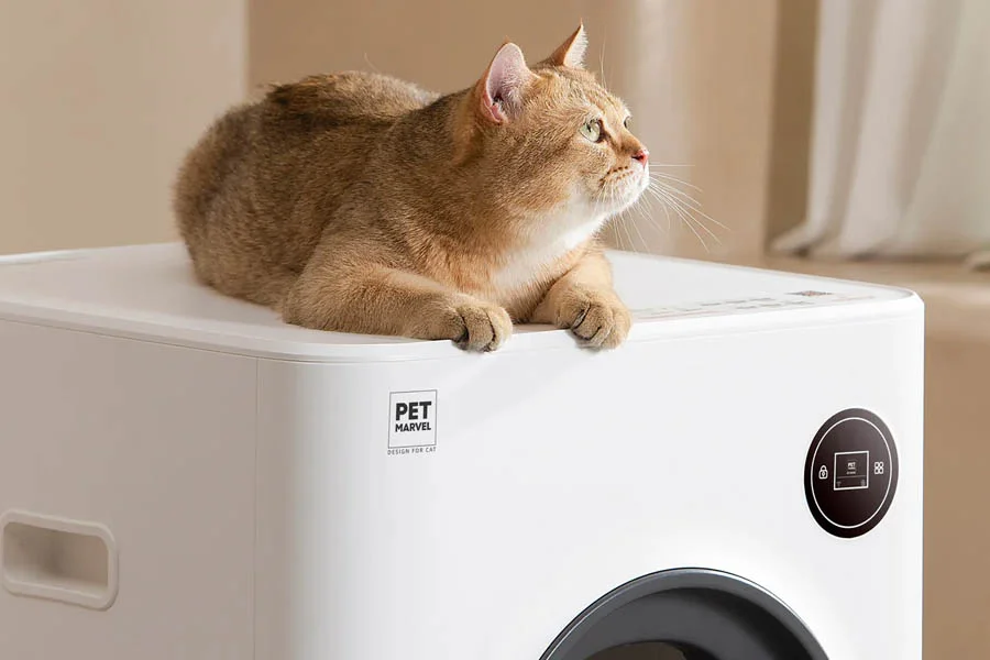 rotating litter box