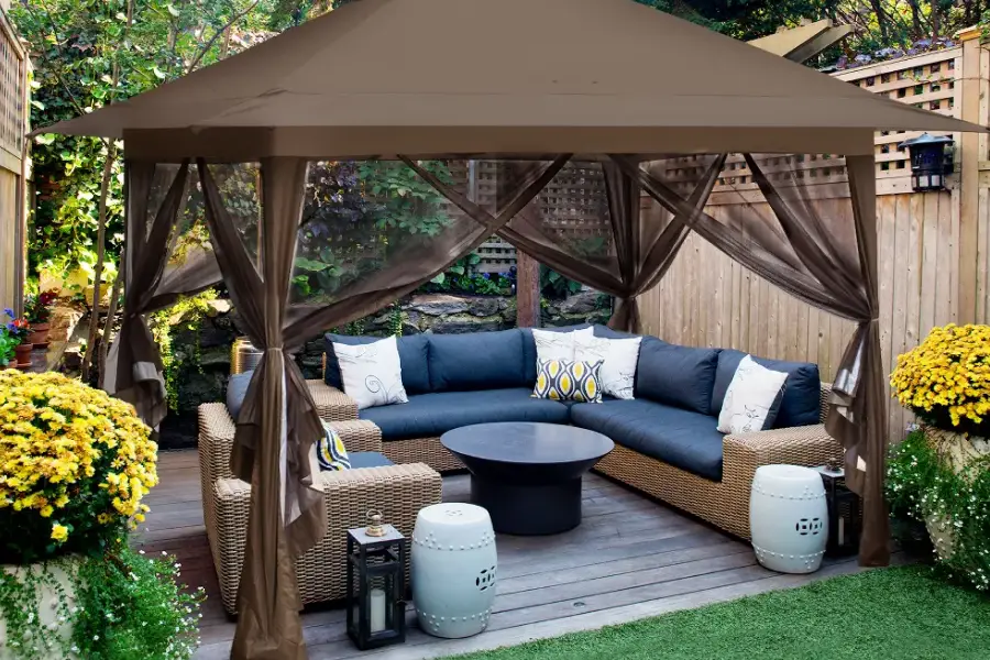 outdoor pop up gazebo